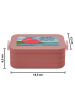 Mr. & Mrs. Panda Bento Box Flamingo Stolz Design mit Spruch in Rot Pastell