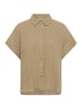 CULTURE Hemd kurzarm CUmyra Oversize fit in Dune
