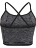 Hummel Hummel Top Hmlte Multisport Damen Atmungsaktiv Schnelltrocknend Nahtlosen in BLACK MELANGE