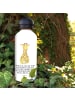 Mr. & Mrs. Panda Kindertrinkflasche Giraffe Blumenkranz mit Spruch in Weiß