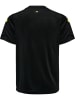 Hummel Hummel T-Shirt Hmlcore Multisport Unisex Kinder Atmungsaktiv Feuchtigkeitsabsorbierenden in BLACK/BLAZING YELLOW