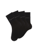 LASCANA Basicsocken in 4x schwarz