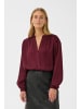 PART TWO Kurzarm-Bluse NatalesPW Oversize fit in Tawny Port