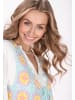 IZIA Women Vest in turquoise multicolor