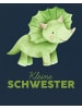 wat? Apparel T-Shirt Dinosaurier 01 Kleine Schwester in Dunkelblau