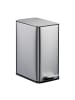 relaxdays Kosmetikeimer in Silber - 10 Liter