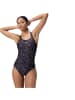 Speedo Hyperboom Medalist Trainingsbadeanzug  in Schwarz