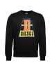 Diesel Sweatshirt S-Ginn-K32 in schwarz