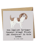 Mr. & Mrs. Panda Deluxe Karte English Springer Spaniel Freude mi... in Grau Pastell