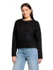 CARTOON Basic-Pullover mit Rundhalsausschnitt in Anthracite Melange