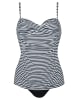 SUNFLAIR Tankini-Set Basic in Schwarz / Weiß