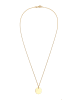 Elli Halskette 925 Sterling Silber Geo, Plättchen in Gold
