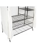 tectake Metall-Garderobenschrank  112 x 207 x 57 cm, schwarz