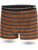 Normani Outdoor Sports 3er Pack Herren Merino Boxershorts Unterhose in Orange/Blau/Grau