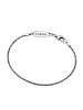 KUZZOI Armband 925 Sterling Silber in Schwarz