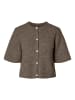 Pieces Strickjacke in Morel