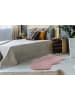 Kayoom Wohnzimmer Teppich – Hochflorteppich Cosy Sheepskin 525 60 x 90 cm in puderrosa - rechteckig
