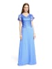 Vera Mont Abendkleid mit Stickerei in Paris Blue