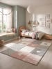 KADIMA DESIGN IDRO Kinderteppich Pink 140x200 Sterne Polypropylen Kinderzimmer in Pink