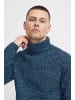 BLEND Rollkragenpullover Pullover in Blau