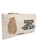 Mr. & Mrs. Panda pencil case Murmeltier mit Spruch in Weiß