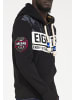 PLUS EIGHTEEN Herren Kapuzenpullover in Schwarz