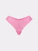 Erlich Textil  ICONIC LACE BRAZIL STRING in bubblegum