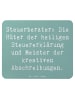 Mr. & Mrs. Panda Mauspad Spruch Steuerberater Helden mit Spruch in Meeresbrise