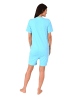NORMANN Pflegeoverall kurzarm Reißverschluss Bein - 88666 in türkis
