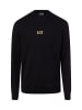 EA7 Sweatshirt in schwarz