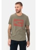 Camel Active Jersey T-Shirt aus zertifiziertem Organic Cotton in Khaki