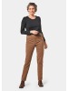 GOLDNER Supersofte Cordhose LOUISA mit aufwendiger Schnittführung in camel