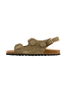Divine Factory Leder-Pantoletten Noga Mistral BS Edge Braun