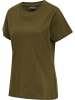 Hummel T-Shirt Hmlred Damen in DARK OLIVE