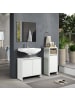 ebuy24 Badschrank Basix Weiß 32 x 28 cm