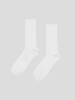 Erlich Textil  Socke 3er Pack Casual Cotton Gerippte Socken im 3er Pack in weiß