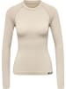Hummel Hummel T-Shirt Hmlclea Yoga Damen Dehnbarem Atmungsaktiv Schnelltrocknend Nahtlosen in CHATEAU GRAY