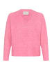 Kaffe Strickpullover KAniel Baggy fit in Pink Power Melange