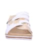 rieker Pantoletten in weiss/lightgold