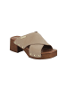 Les Tropéziennes par M Belarbi Leder-Sandalen mit Absatz „Les Pipa“ Braun