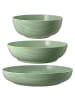 Seltmann Weiden 3er Set Foodbowl Beat Color Glaze 20/25/28 cm in Salbeigrün