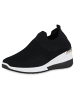 VAN HILL Slip Ons Clarissa in Schwarz Weiss