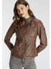 H.I.S. Lederjacke in cognac