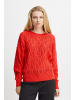 ICHI Strickpullover in rot