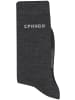 Copenhagen Studios Basicsocken in 2x anthrazit meliert