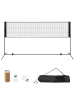 COSTWAY Badmintonnetz 310cm in Schwarz