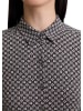 Marc O'Polo Jersey-Print-Bluse regular in multi/dark coffee