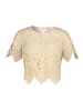 Vera Mont Spitzentop kurzarm in Champagne Sorbet