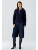 Oui Troyer-Pullover aus Baumwollmischung in Dark Blue