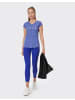 Venice Beach V-Neck Shirt VB Alisja in radiant blue